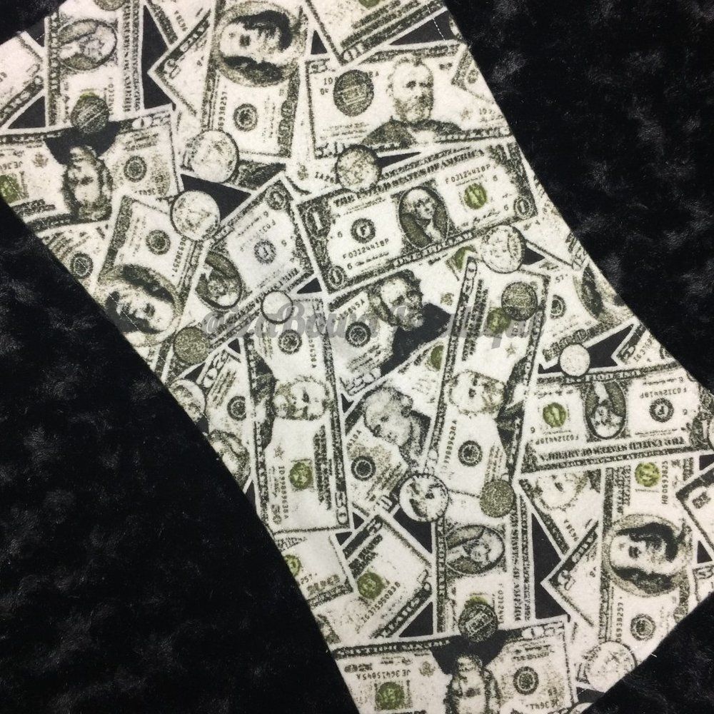 Money Print Burp Cloth  BC374  Handmade Boutique